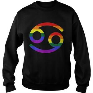 Cancer Lgbt Pride Outfit Rainbow Sweatshirt